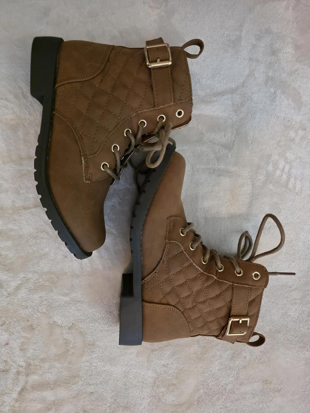 Kids Children's Place Brown Lace-Up Ankle Boots